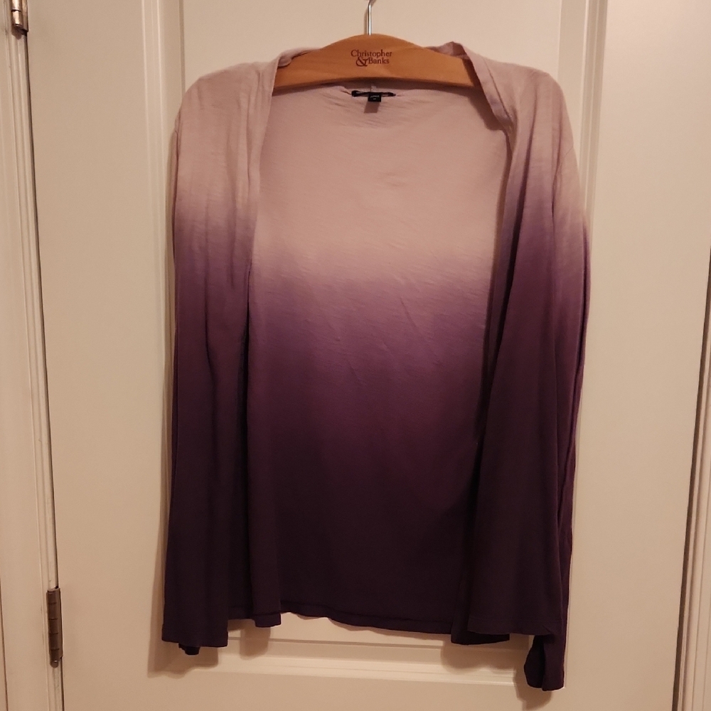 Purple Ombre Cardigan